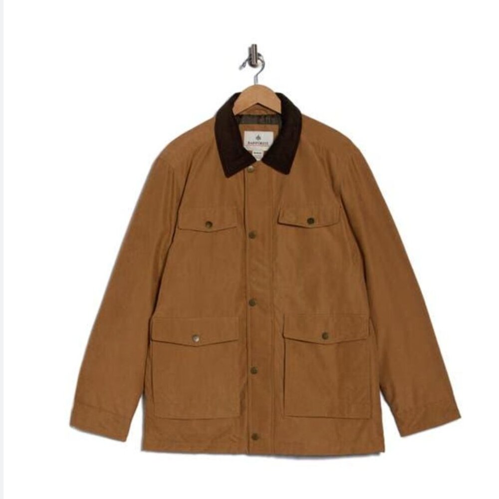 Rainforest Insulated Barn Jacket in Brown XL